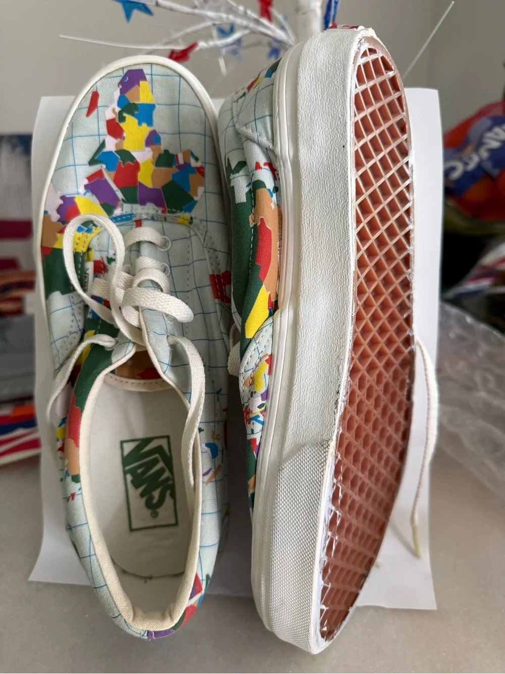 Vans Save Our Planet World Map sneakers
